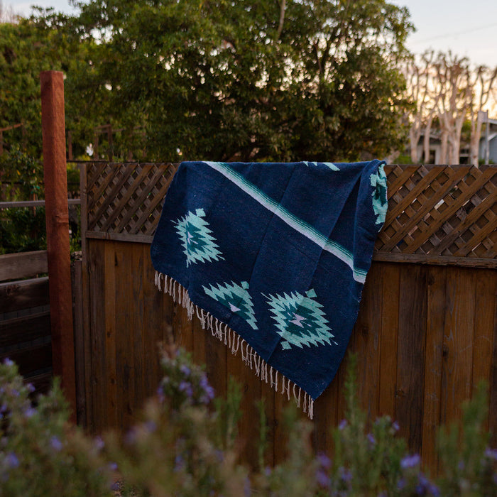 Blue Custom Thunderbird Blanket