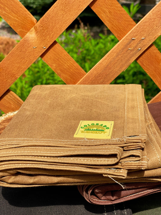 Handmade Canvas Ground Cloth | Picnic Blanket | Made in the USA