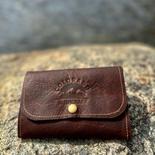 Kodiak Leather Single Pad Bushcraft Fly Wallet