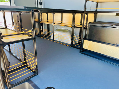 mercedes sprinter bed diy campervan kit