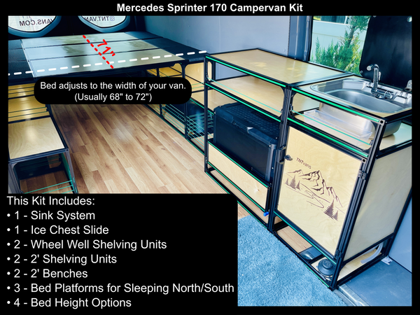 Mercedes Sprinter 170 Camper Van Conversion Kit | TNTvans