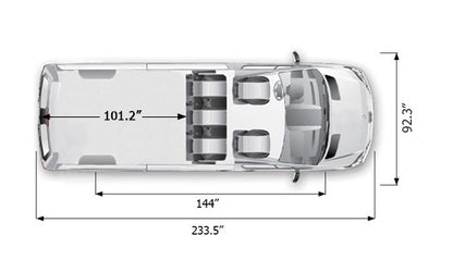 mercedes sprinter 144 layout interior