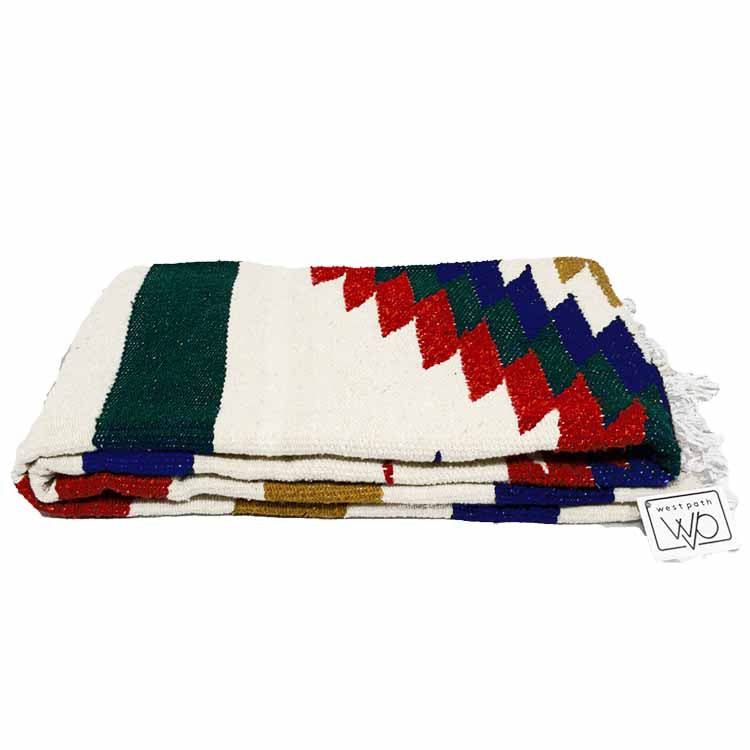 White Fiesta Diamond Blanket