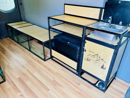 moto camper van with dirt bike space