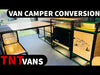 Chevy Express GMC Savanna 155 vide on youtube explaing the TNTvans van conversion kit.