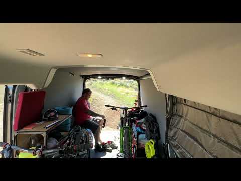 Van bench in use by customer for van conversion.