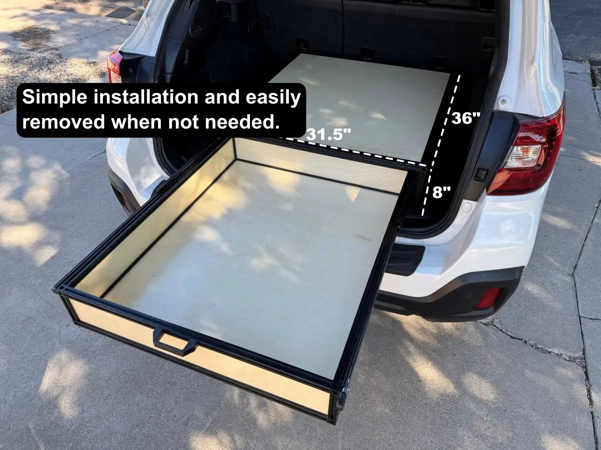 suv drawer for cargo area in back of suv