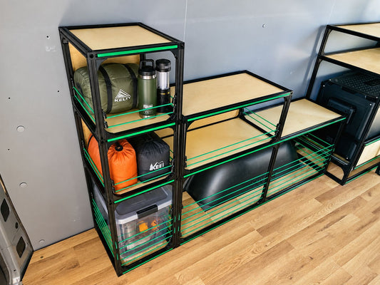 Van Small Shelving - Camper Van Conversion DIY Kit