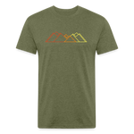 Retro '80s Mountains - Premium Graphic Tee