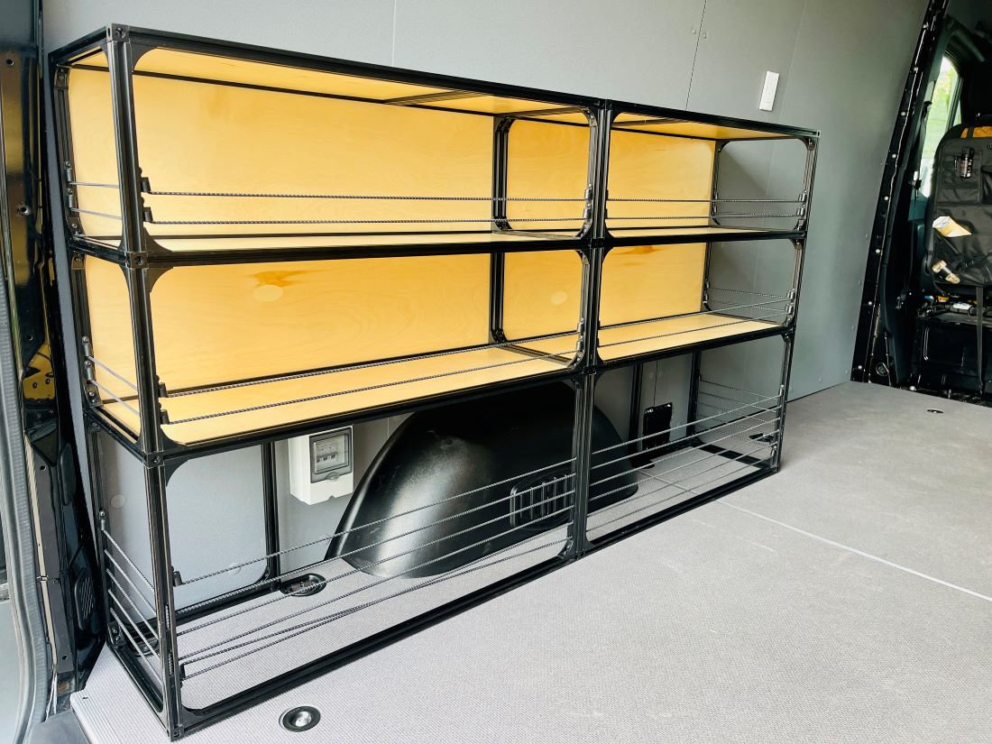 drivers side shelf mercedes sprinter van