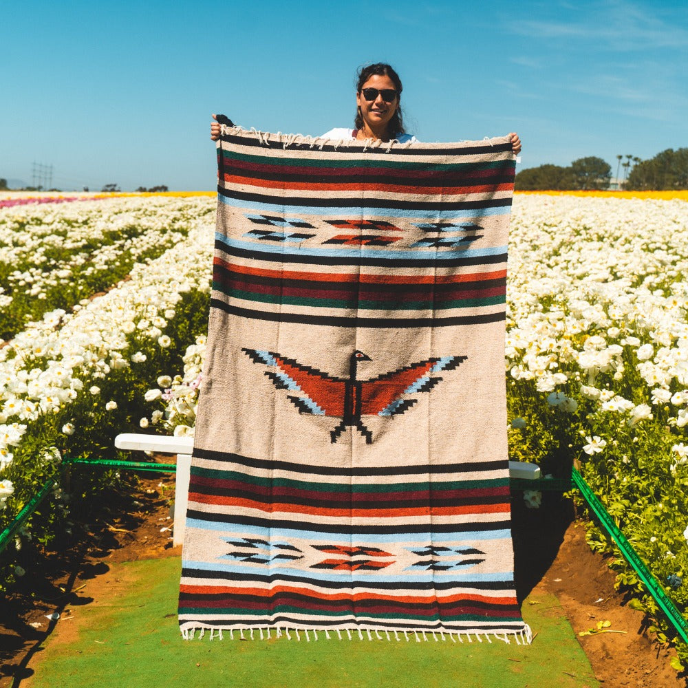 Southwest Mexican Thunderbird Blanket