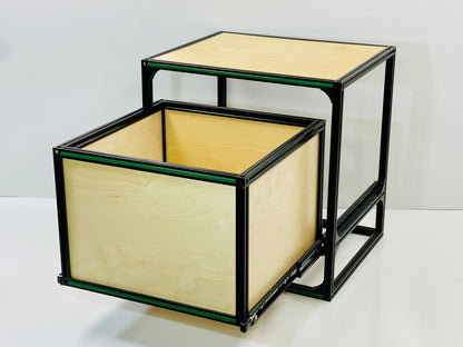 toilet slide camper van interior