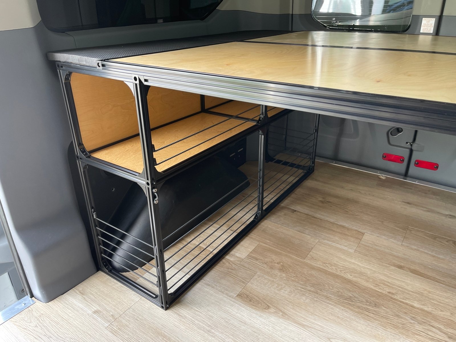 camper van conversion bed diy kit