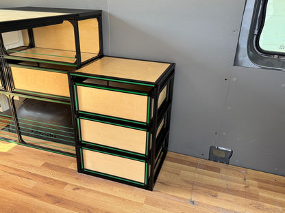 mercedes sprinter van dresser drawers storage solution