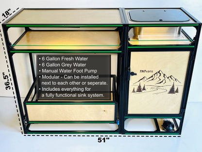 van kitchen for camper van diy conversions