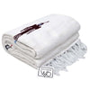 Namaste White Baja Thunderbird Yoga Blanket