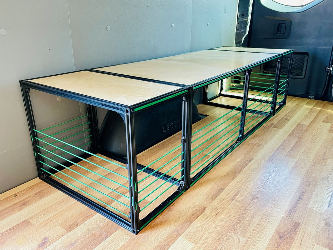 Simple DIY Universal Van Bed Kits | Aluminum | Modular | Free Shipping ...