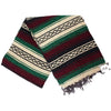 Maroon & Green Mexican Super Falsa Blanket