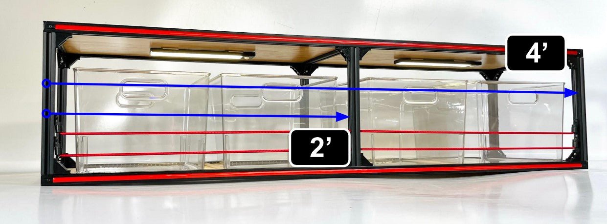 Width Selection for Van Shelving and Storage  - Van Conversion