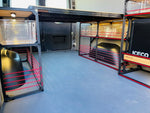 Chevy Express GMC Savana storage area of interior cabinet kit.
