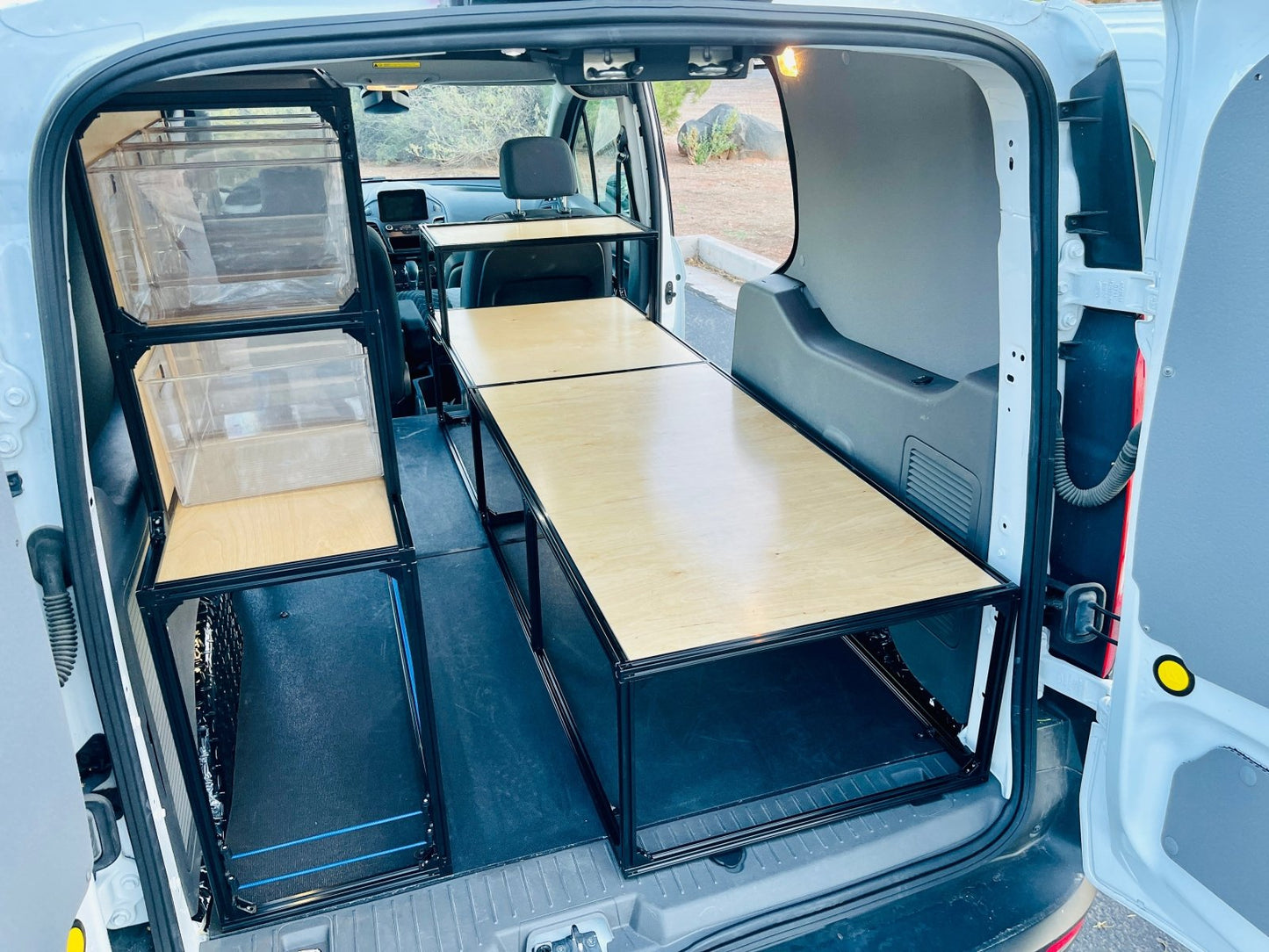 Ford Transit Connect Camper Conversion DIY Kit Back