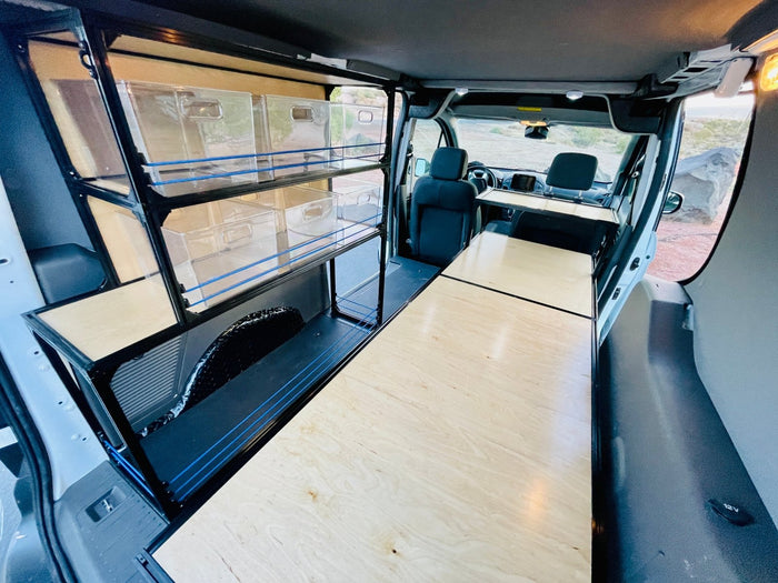 Ford Transit Connect Camper Conversion DIY Kit Shelving