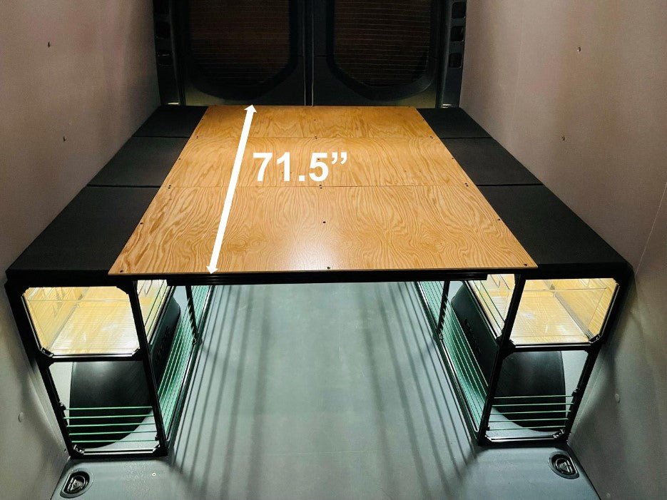Mercedes Sprinter 144 Bed System - Van Conversion Kit 6 foot bed platform