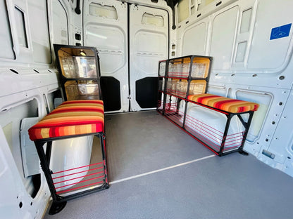 Mercedes Sprinter 144 Dinette Bench & Super Shelving Set - Van Conversion - TNTvans