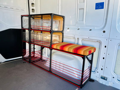 Mercedes Sprinter 144 Dinette Bench & Super Shelving Set - Van Conversion - TNTvans