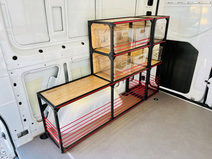 Mercedes Sprinter 144 Dinette Bench & Super Shelving Set - Van Conversion - TNTvans