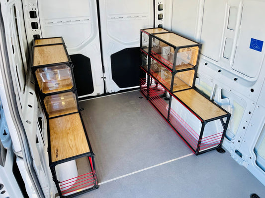 Mercedes Sprinter 144 Dinette Bench & Super Shelving Set - Van Conversion - TNTvans