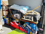 Van Wheel Well Bench Storage - Camper Van DIY Conversion